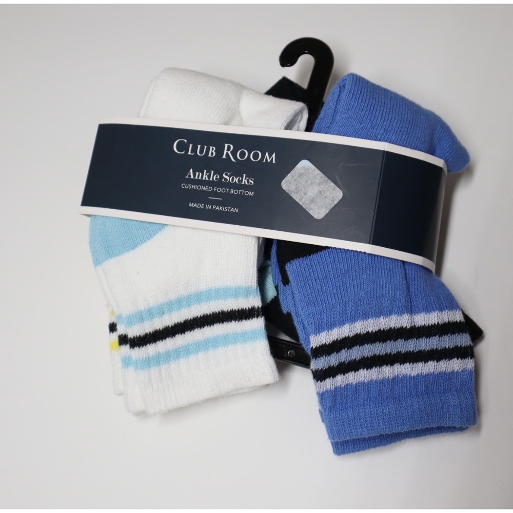 Charter Club Men's 4 Pack of Quarter‎ Socks